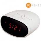 Paquete de 10 Radio Reloj Despertador RCA RC2015W - Envío Gratuito