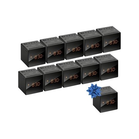 Paquete de 10 Radio Reloj Despertador Sony ICFC1B - Envío Gratuito