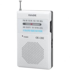 OE OJADE-1202 Mini portátil 2 AM/FM Radio de banda - Envío Gratuito