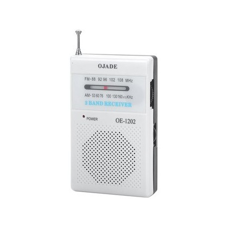 OE OJADE-1202 Mini portátil 2 AM/FM Radio de banda - Envío Gratuito