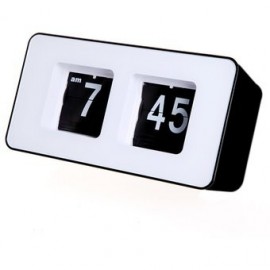 Retro Auto Flip clásico escritorio moderno elegante reloj de pared - Envío Gratuito