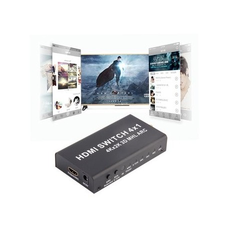 ER AYSA-41V14 Hardware HDMI 4 en un conmutador- - Envío Gratuito