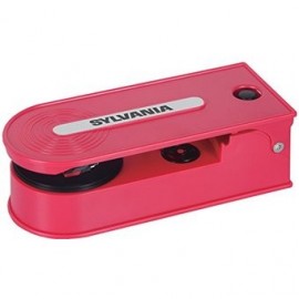 Sylvania Turntable Record Player with USB Encoding, Red - Envío Gratuito