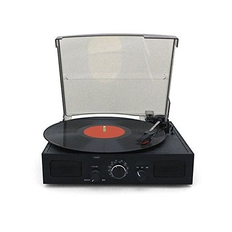 Tyler 3-Speed Stereo Turntable with Built in Speakers - Envío Gratuito