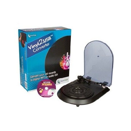 ClearClick Vinyl To USB Converter with LP2CD Wizard 2.0 - Envío Gratuito