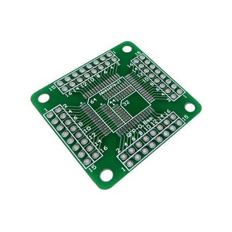 ER placa adaptadora / 44/64 0.8MM QFP32 - Envío Gratuito