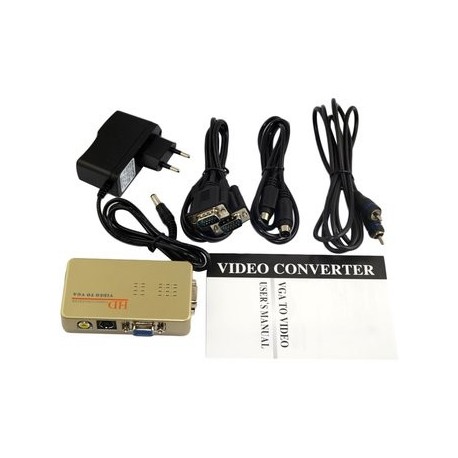 EH AV a VGA Video Converter-Amarillo - Envío Gratuito