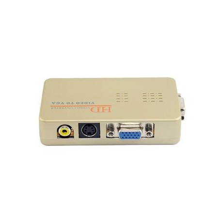 ER AV a VGA Video Converter-Amarillo. - Envío Gratuito