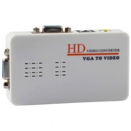 ER VGA a AV Video Converter-Blanco. - Envío Gratuito