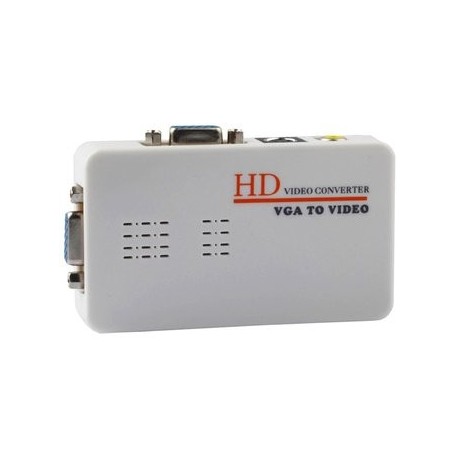 ER VGA a AV Video Converter-Blanco. - Envío Gratuito