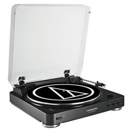 Audio-Technica AT-LP60BK-BT Bluetooth Automatic Turntable - Envío Gratuito