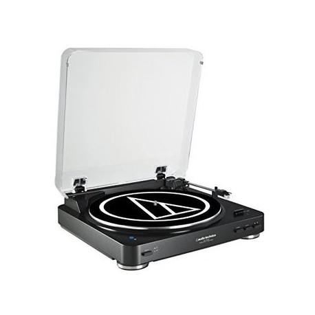 Audio-Technica AT-LP60BK-BT Bluetooth Automatic Turntable - Envío Gratuito
