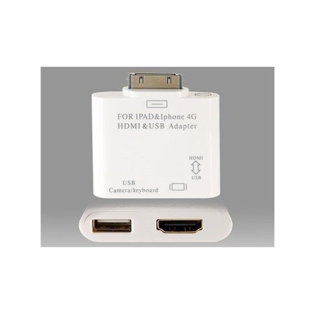 Convertidor USB o HDMI Interfaz para iPad1 - Envío Gratuito