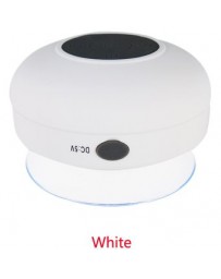 Altavoz Ducha Mini Bluetooth Wireless Portable (Blanco) - Envío Gratuito