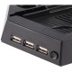 EH Ventilador negro para refrescar la consola Playstation 4 - Envío Gratuito