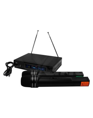 Set Profesional de 2 Micrófonos Inalámbricos + Receptor - Envío Gratuito