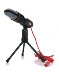 Micrófono Microphone with Stand Negro - Envío Gratuito