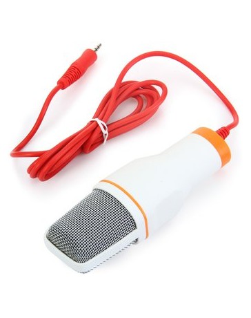 Micrófono Microphone with Stand Blanco - Envío Gratuito