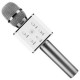 MICRÓFONO KARAOKE PORTÁTIL PLATA - Envío Gratuito