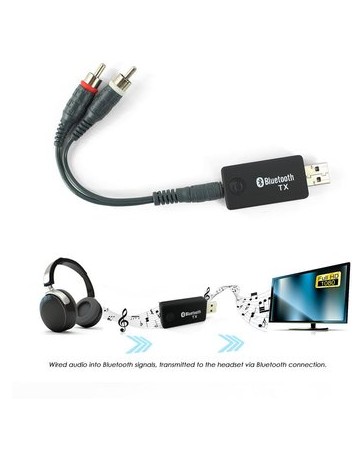 Oanda Transmisor De Música Bluetooth USB TX9 PC TV Audio - Envío Gratuito