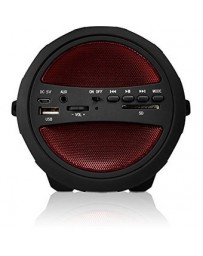 Bocina Axess Bluetooth Radio SPBT1041-RD -Roja - Envío Gratuito