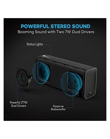 Bocina TaoTronics Bluetooth TT-SK10 - Envío Gratuito