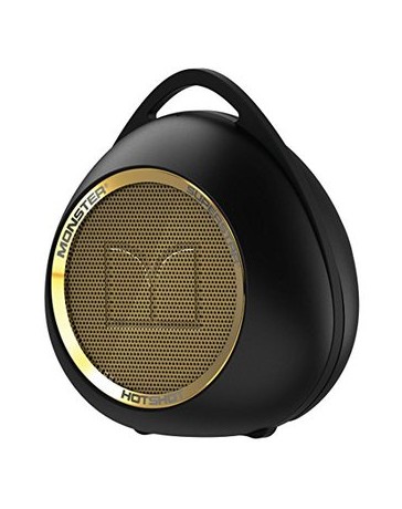 SuperStar HotShot Portable Bluetooth Speaker - Black with Gold - Envío Gratuito