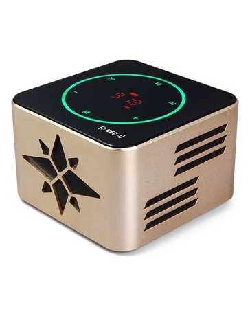 Altavoz Inalámbrico KR NFC 8100 Con Bluetooth V3.0-Dorado - Envío Gratuito