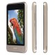 EH Navidad 3,97 pulgadas Smartphones Tarjeta dual de doble modo de espera MTK6572 Dual Core Android 4.4.2 V7-Dorado - Envío Grat