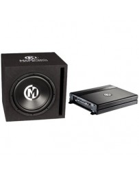 Paquete Cajón Con Subwoofer + Amplificador Memphis SRX112 - Envío Gratuito