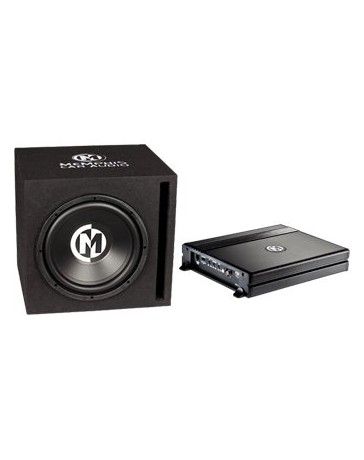Paquete Cajón Con Subwoofer + Amplificador Memphis SRX112 - Envío Gratuito