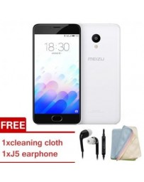 Meizu M3 5.0 LCD del teléfono 4G w  2 GB de RAM + ROM de 16 GB-Blanco (enchufe de EE.UU.) - Envío Gratuito