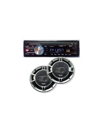 AUTOESTEREO SMCH8637 + BOCINAS US365 PAQ. JENSEN - Envío Gratuito