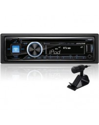 Estereo Alpine Cde-143bt Bluetooth Desmontable Usb Aux - Envío Gratuito