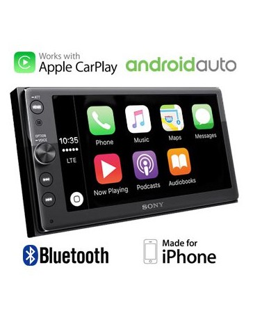 Autoestéreo Sony XAV-AX100 Apple Carplay AdroidAuto - Envío Gratuito