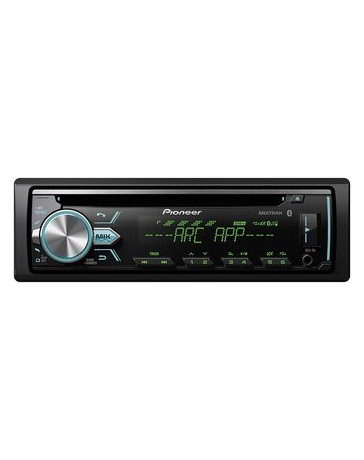 Nuevo Autoestereo Pioneer DEH-X5 Bluetooth Receptor CD USB-Negro - Envío Gratuito