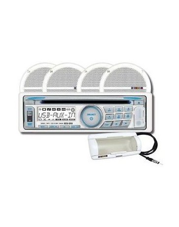 AUTOESTEREO 4 BOC 6.5 MARINAS DUAL MXCP-664S1 BLANCO - Envío Gratuito