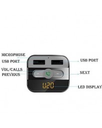 Actpe Bluetooth MP3 Player FM Transmitter Wireless Hands-free - Envío Gratuito