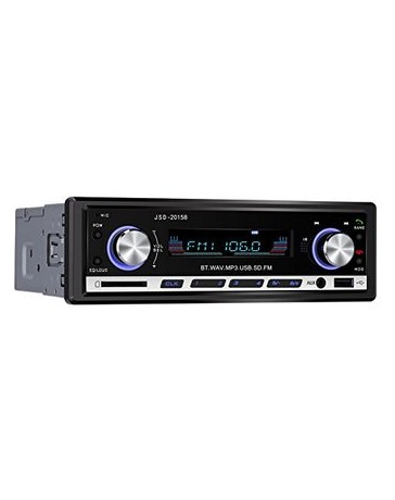 GHB Car Stereo Single Din Bluetooth Radio for Car FM - Envío Gratuito