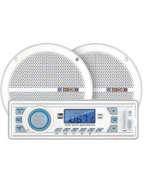AUTOESTEREO /BOCINAS 6.5 MARINO DUAL MXCP-42 BLANCO - Envío Gratuito