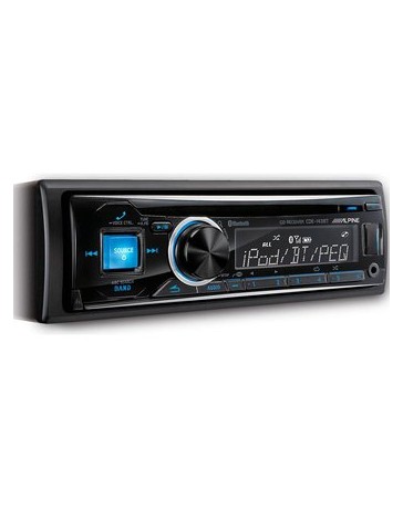 Autoestreo Alpine CDE-143 Control iPhone Apps USB Bluetooth Mp3 - Envío Gratuito