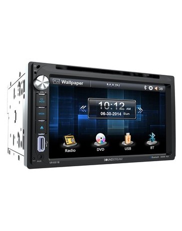 Autoestereo Doble 2 Din SOUNDSTREAM Modelo VR-651B - Envío Gratuito