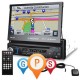 Autoestéreo de 1 Din de Pantalla Motorizada LCD de 7 - Envío Gratuito