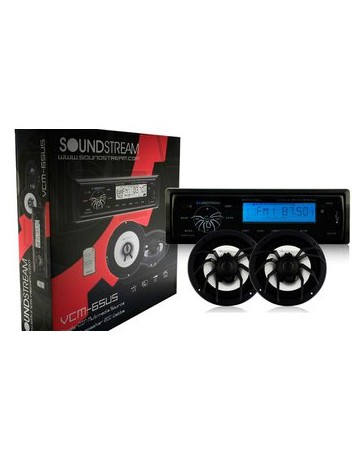 Paquete Soundstream VCM-65US Autoestereo y bocinas - Envío Gratuito