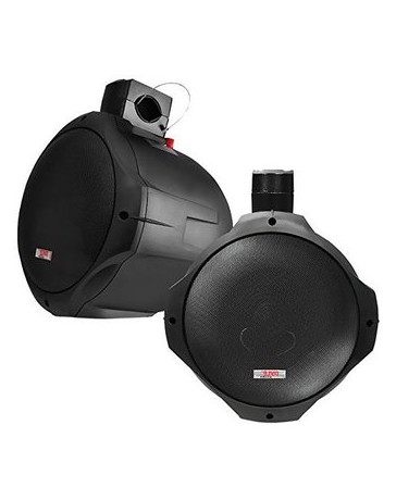 BOCINAS CON CAJON MARINAS PYLE PLMRB85 NEGRO - Envío Gratuito