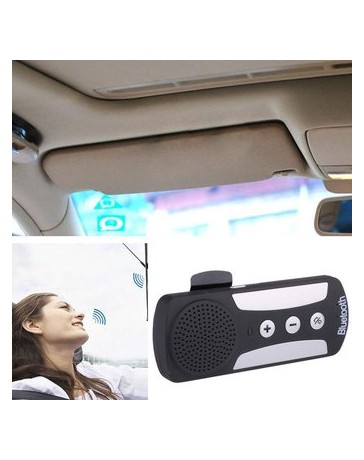 Kit Bluetooth 3.0 Dual Manos Libres para Coche-Negro - Envío Gratuito