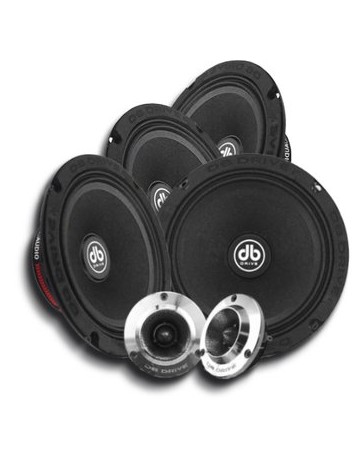 Set De Medios Db Drive PRO6K4M 6.5 Pro Audio 500w 4ohm - Envío Gratuito