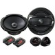 Set de Medios Pioneer TS-A1605C 2 vias Crossovers Tweeters 350 Watts - Envío Gratuito