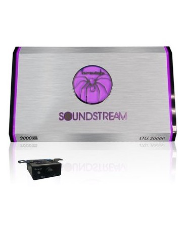 Amplificador Soundstream Stl1.3000d Clase D Iluminacion - Envío Gratuito