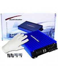 Amplificador de audio 2400W de 4 canales con chasis retro - Envío Gratuito